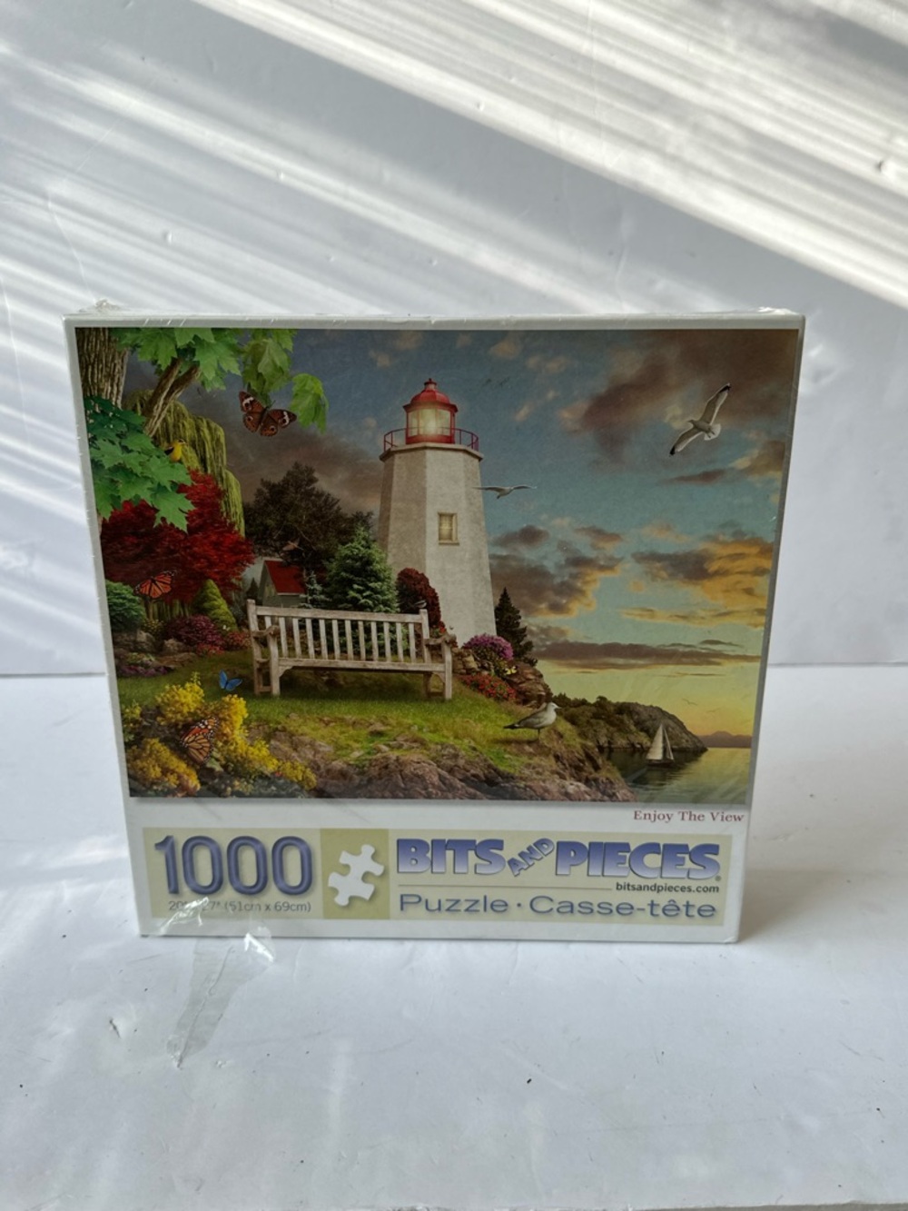 Bits and Pieces 1000-Piece Lighthouse Puzzle - Multicolor